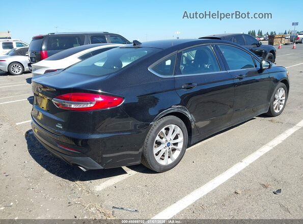 3FA6P0HD3LR202046 2020 FORD FUSION Черный Задняя правая четверть