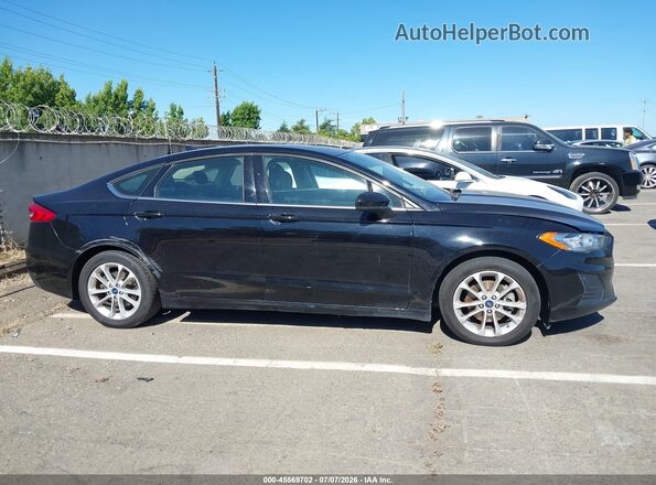 3FA6P0HD3LR202046 2020 FORD FUSION Черный Вид задней части салона