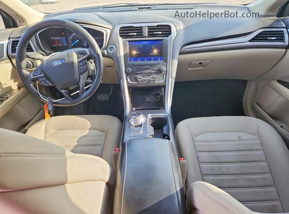 3FA6P0HD3LR248427 2020 FORD FUSION Blue Առջևի վահանակի տեսք