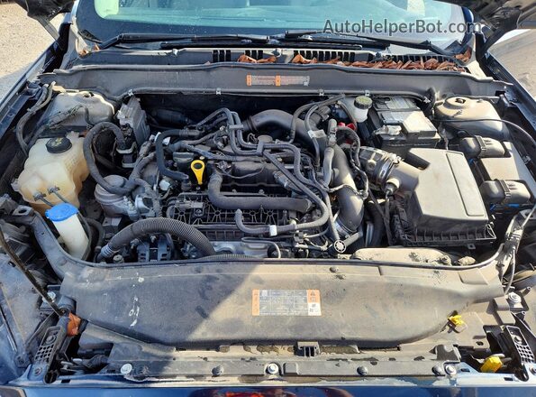 3FA6P0HD3LR248427 2020 FORD FUSION Blue Սալոնի հետևի տեսք