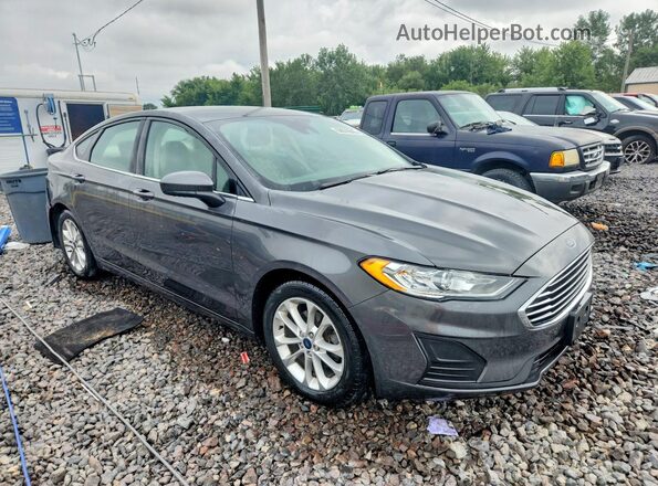 3FA6P0HD3LR252509 2020 FORD FUSION Gray Delantero derecho