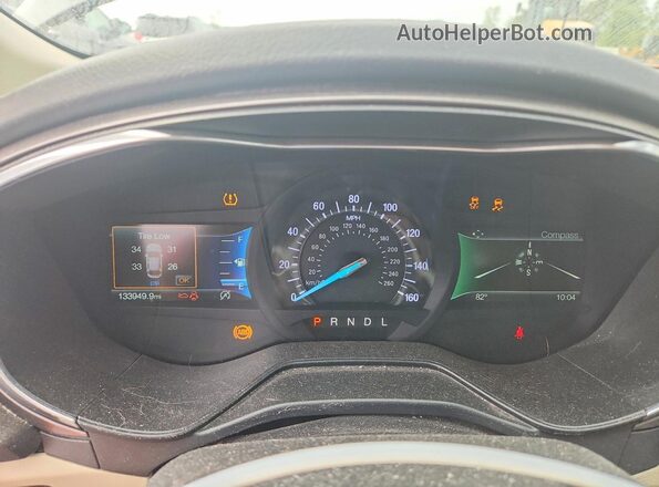3FA6P0HD3LR252509 2020 FORD FUSION Gray Vista del cuadro de instrumentos