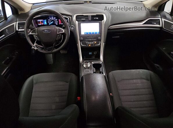 3FA6P0HD3LR257841 2020 FORD FUSION Gray Вид панелі приладів