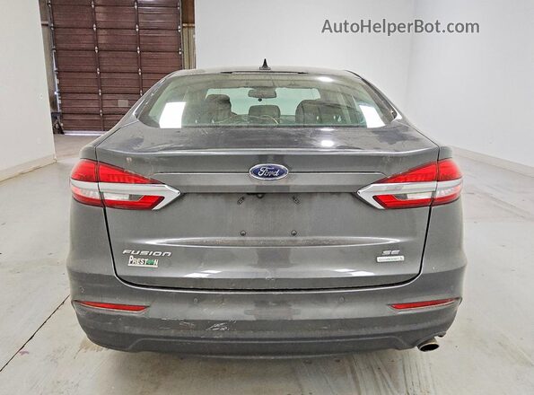 3FA6P0HD3LR257841 2020 FORD FUSION Gray Вид ззаду