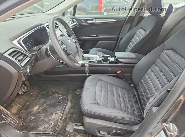 3FA6P0HD4GR246532 2016 FORD FUSION Gray Widok wnętrza z przodu