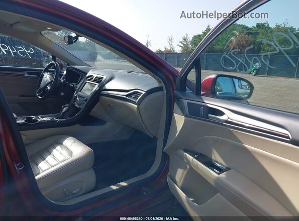 3FA6P0HD4GR301805 2016 FORD FUSION Red Սալոնի դիմացի տեսք