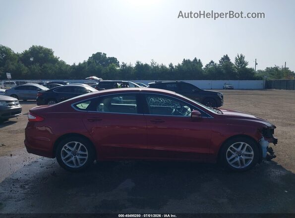3FA6P0HD4GR301805 2016 FORD FUSION Red Սալոնի 360 աստիճան տեսք