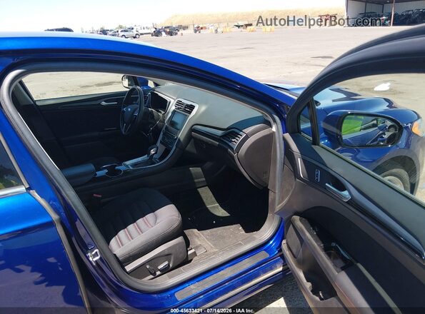 3FA6P0HD4GR386919 2016 FORD FUSION Blue წინა სალონის ხედი