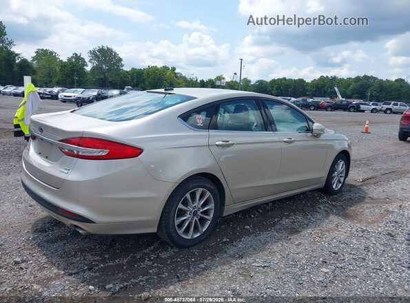 3FA6P0HD4HR169761 2017 FORD FUSION Beige Rear right