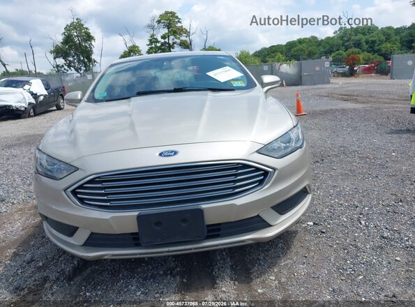 3FA6P0HD4HR169761 2017 FORD FUSION Beige Instrument cluster view