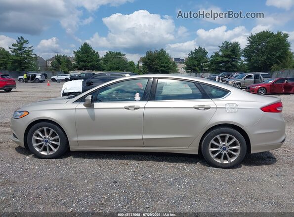 3FA6P0HD4HR169761 2017 FORD FUSION Beige 360 interior view