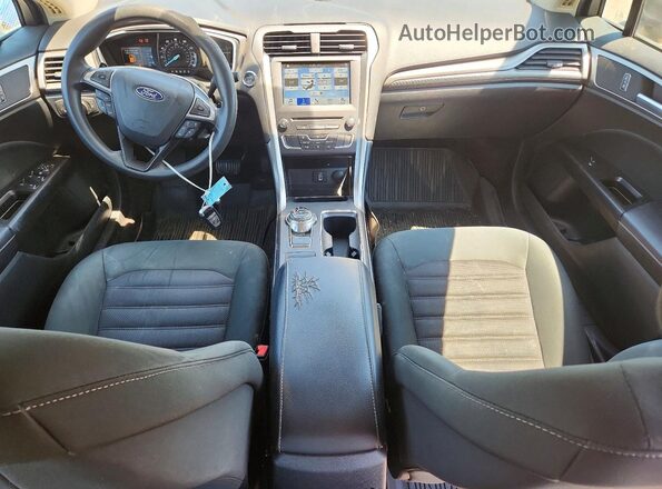 3FA6P0HD4HR189301 2017 FORD FUSION Gray Առջևի վահանակի տեսք