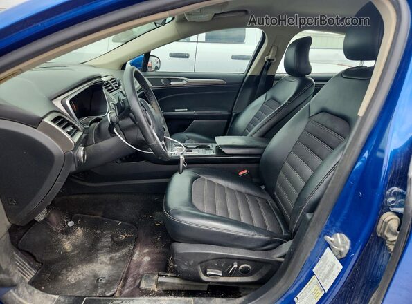 3FA6P0HD4HR214682 2017 FORD FUSION Blue Widok wnętrza z przodu