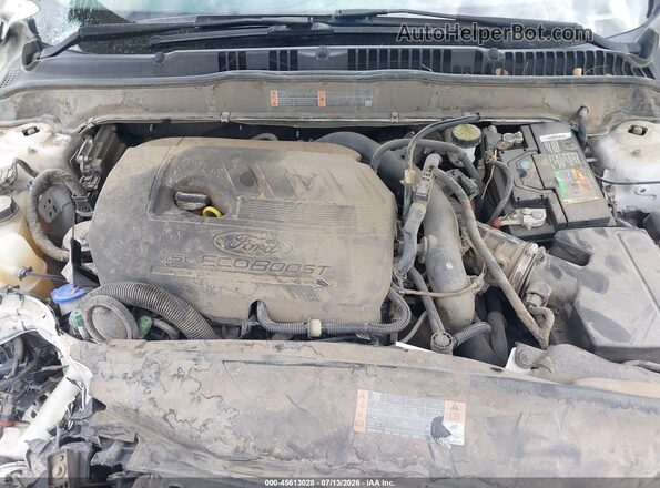 3FA6P0HD4HR343490 2017 FORD FUSION Белый Вид сзади