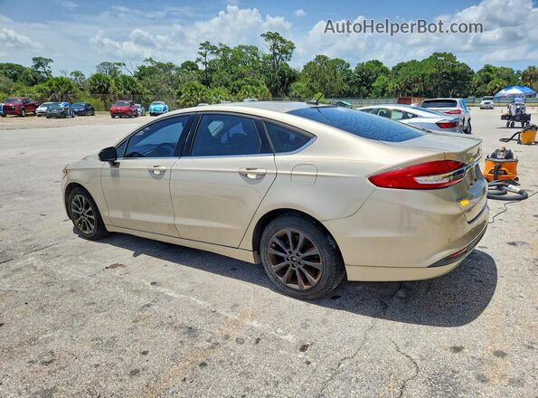 3FA6P0HD4HR364100 2017 FORD FUSION Золотой Задняя левая четверть