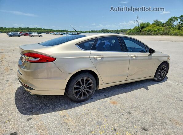 3FA6P0HD4HR364100 2017 FORD FUSION Золотой Задняя правая четверть
