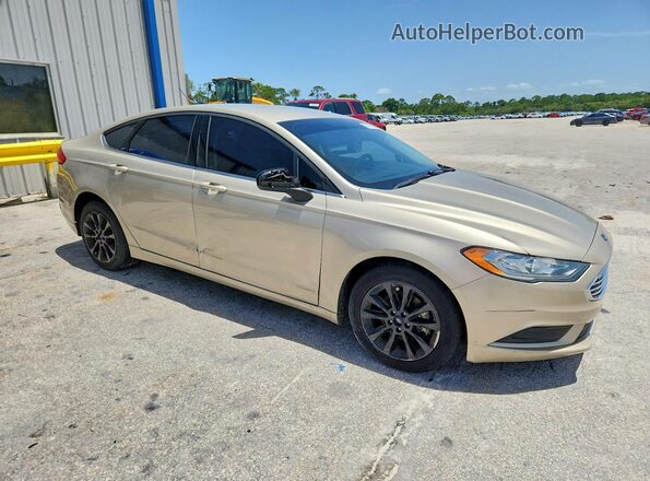 3FA6P0HD4HR364100 2017 FORD FUSION Золотой Передняя правая четверть