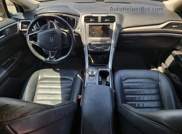 3FA6P0HD4HR405163 2017 FORD FUSION Gray Widok deski rozdzielczej