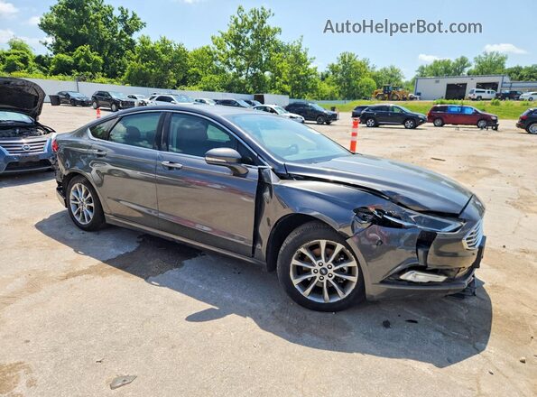 3FA6P0HD4HR405163 2017 FORD FUSION Gray Przód prawy
