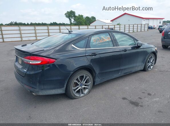 3FA6P0HD4HR407883 2017 FORD FUSION Black Հետևի աջ