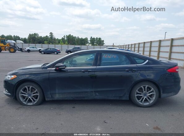 3FA6P0HD4HR407883 2017 FORD FUSION Black Սալոնի 360 աստիճան տեսք