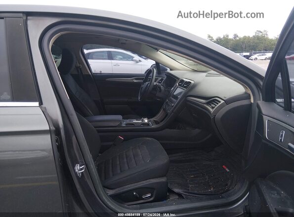 3FA6P0HD4JR161309 2018 FORD FUSION Gray Widok wnętrza z przodu