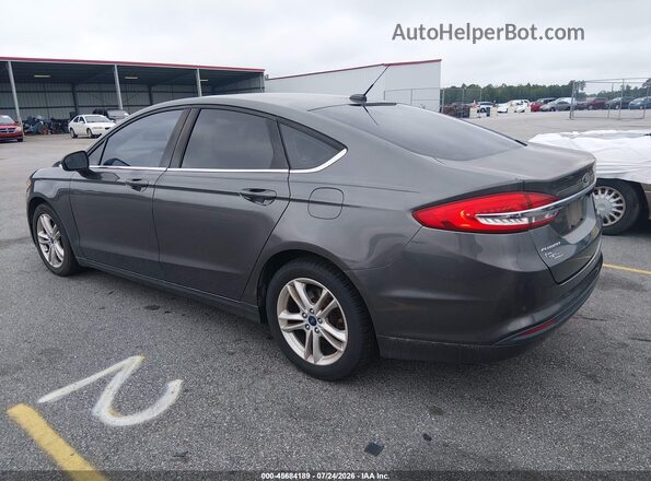 3FA6P0HD4JR161309 2018 FORD FUSION Gray Tył lewy