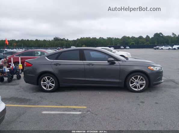 3FA6P0HD4JR161309 2018 FORD FUSION Gray Widok wnętrza z tyłu