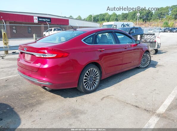 3FA6P0HD4JR195590 2018 FORD FUSION Burgundy Հետևի աջ