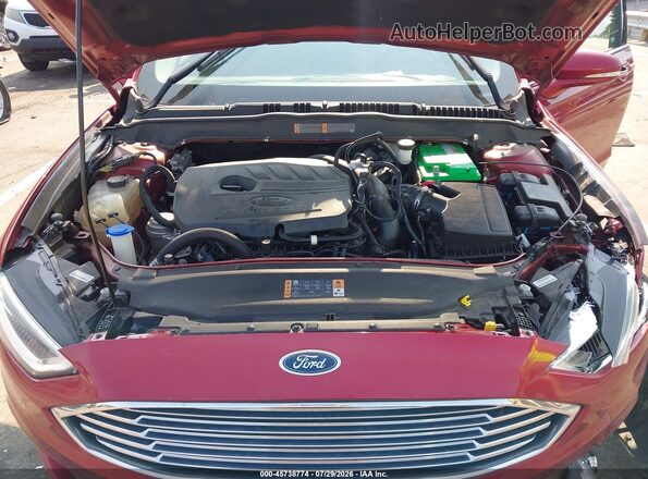 3FA6P0HD4JR195590 2018 FORD FUSION Burgundy Հետևի տեսք