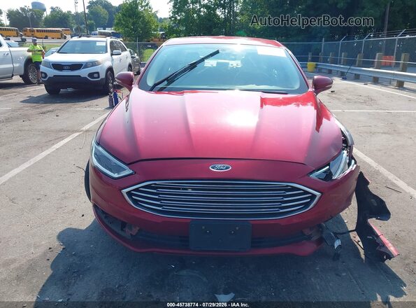 3FA6P0HD4JR195590 2018 FORD FUSION Burgundy Սարքավորումների վահանակի տեսք
