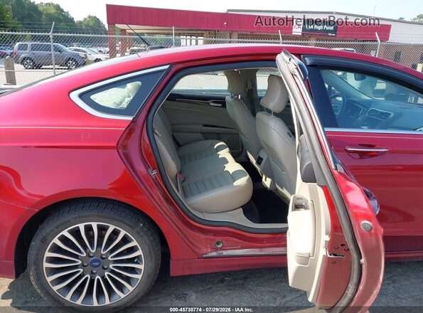 3FA6P0HD4JR195590 2018 FORD FUSION Burgundy VIN կոդի պիտակի տեսք