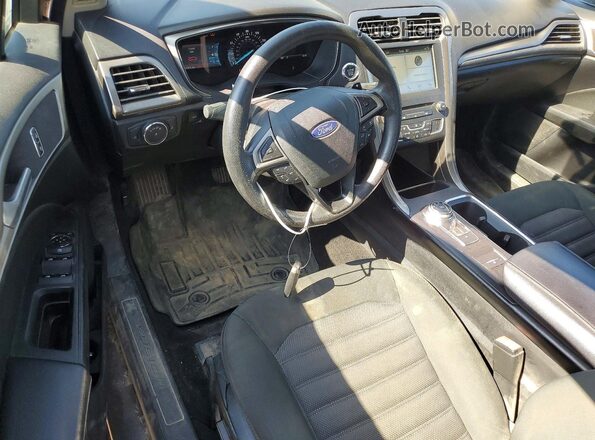 3FA6P0HD4JR203817 2018 FORD FUSION Серебряный Вид панели приборов