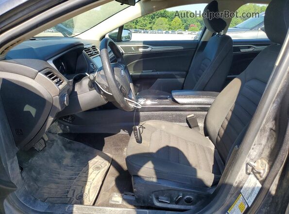 3FA6P0HD4JR203817 2018 FORD FUSION Серебряный Вид салона спереди