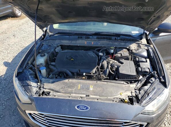 3FA6P0HD4JR203817 2018 FORD FUSION Серебряный Вид задней части салона