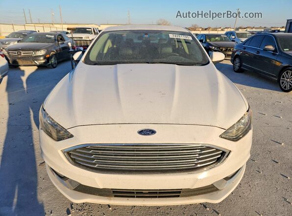 3FA6P0HD4JR210895 2018 FORD FUSION White წინა ხედი