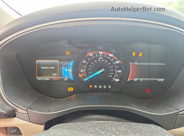 3FA6P0HD4JR212548 2018 FORD FUSION Black Widok zestawu wskaźników