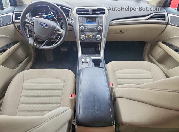 3FA6P0HD4JR212548 2018 FORD FUSION Black Widok deski rozdzielczej