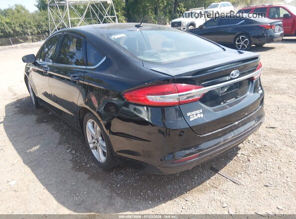 3FA6P0HD4JR239717 2018 FORD FUSION Black Հետևի ձախ