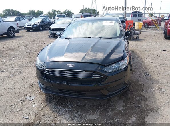 3FA6P0HD4JR239717 2018 FORD FUSION Black Դիմացի տեսք