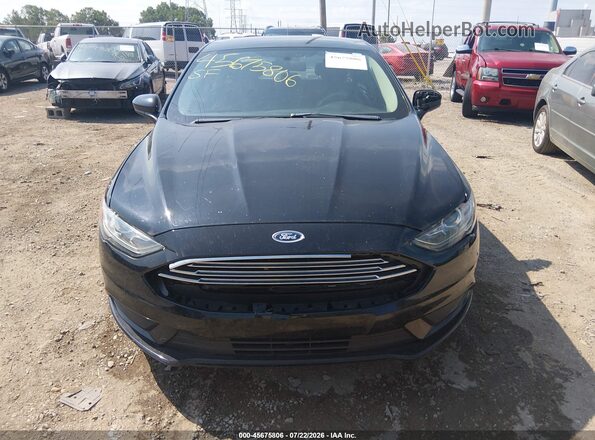 3FA6P0HD4JR239717 2018 FORD FUSION Black Սարքավորումների վահանակի տեսք