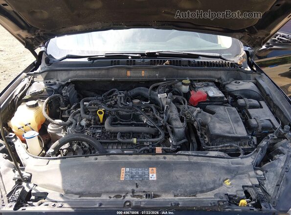 3FA6P0HD4JR239717 2018 FORD FUSION Black Հետևի տեսք