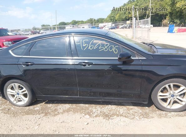 3FA6P0HD4JR239717 2018 FORD FUSION Black Սալոնի հետևի տեսք