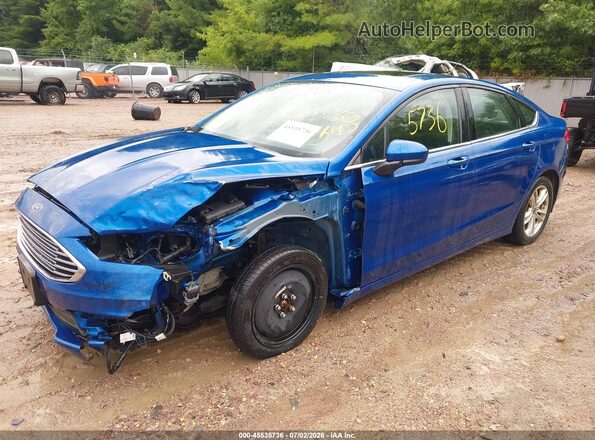 3FA6P0HD4JR251852 2018 FORD FUSION Blue Vista tres cuartos delantera izquierda