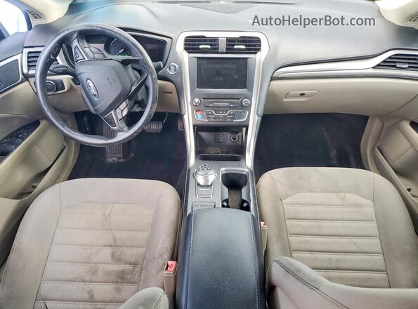 3FA6P0HD4JR265475 2018 FORD FUSION Белый Вид панели приборов