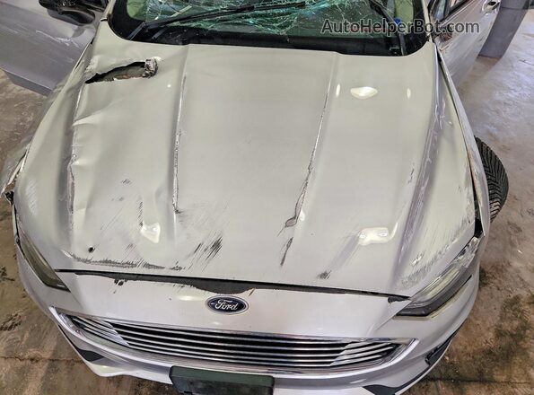 3FA6P0HD4KR245213 2019 FORD FUSION Серебряный Вид задней части салона