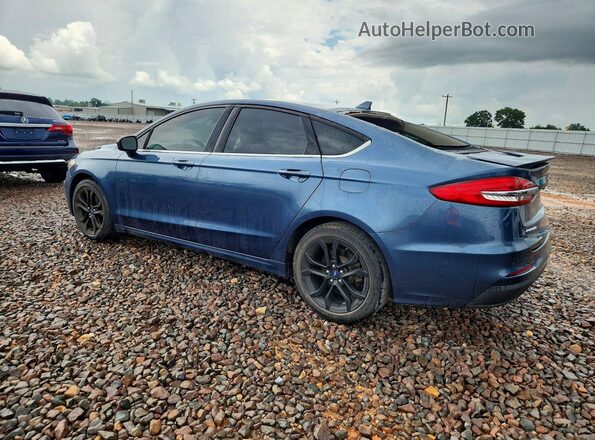 3FA6P0HD4KR250959 2019 FORD FUSION Blue Հետևի ձախ