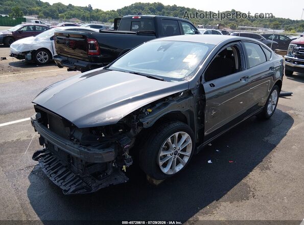 3FA6P0HD4LR104904 2020 FORD FUSION Серый Передняя левая четверть