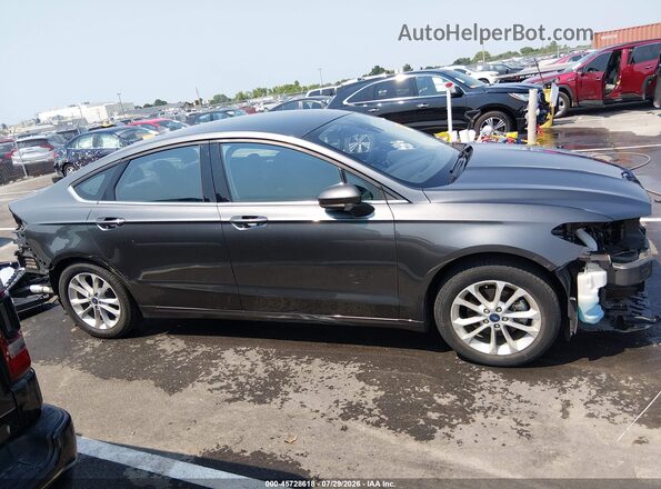 3FA6P0HD4LR104904 2020 FORD FUSION Серый Вид задней части салона