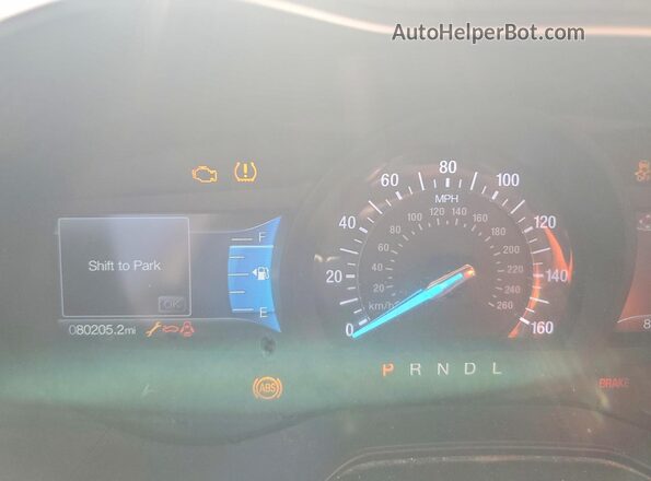 3FA6P0HD4LR132203 2020 FORD FUSION Серый Вид щитка приборов